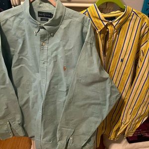 Men’s Polo Ralph Lauren XXL THE BLAKE shirts. Price is for BOTH